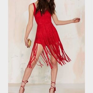 Nastygal fringe romper